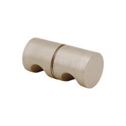 Duschtürknopf, Ø 30 mm, Edelstahleffekt, 1 Paar