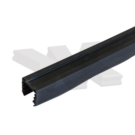 Gum profile to glass frame tube Ø 48,3 mm, for 15-19 mm glass