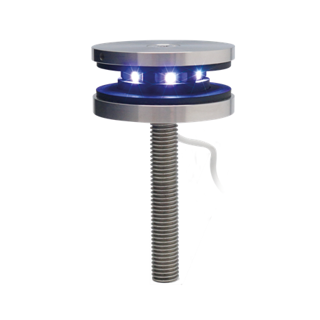 LED point fitting, rigid, Ø 68 mm, 12,76-21,52 mm glass