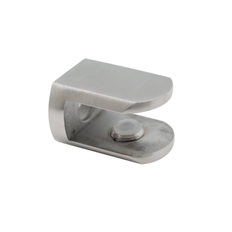 Glass shelf support 25 mm, flat connection, chrome plated